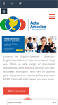 Mobile Screenshot of actaamerica.com